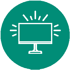 TV-Bildschirm